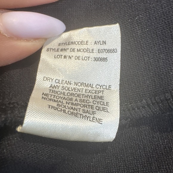 Theory‎ Dress Womens 12 Black Bodycon VINTAGE - Picture 6 of 6